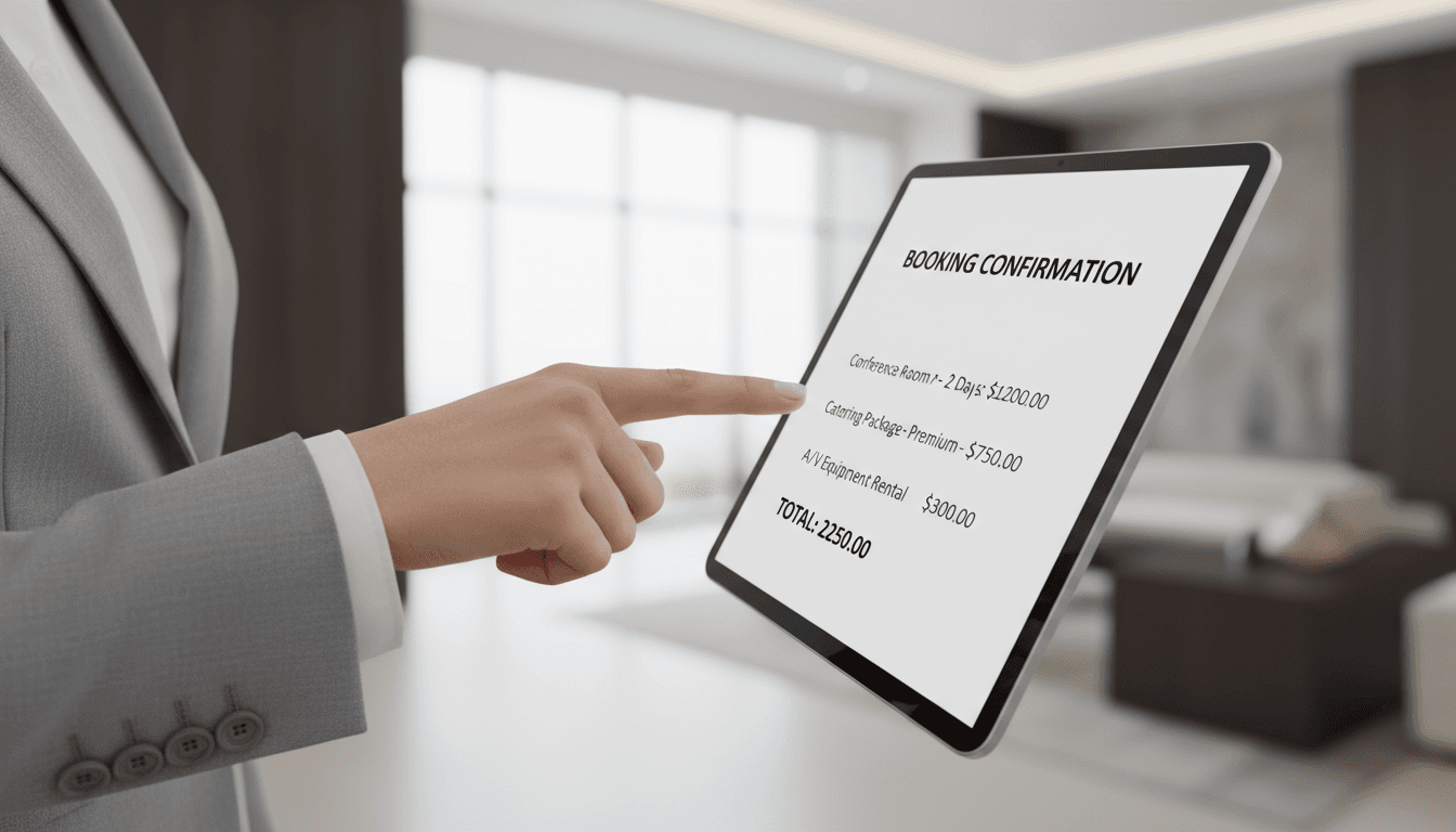 Clear airport transfer quote displayed on booking confirmation